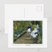 Mary Cassatt #5 - Briefkaart met fijne kunst (Voorkant / Achterkant)