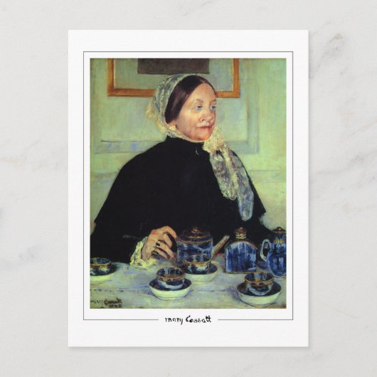 Mary Cassatt #72 - - fijn Briefkaart (Voorkant)