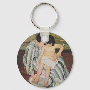 Mary Cassatt Child's Bath Painting Sleutelhanger