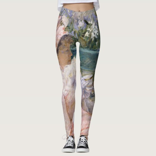 Mary Cassatt - De beker van Tea Leggings (Voorkant)