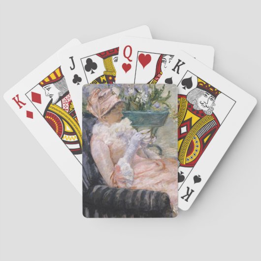 Mary Cassatt - De beker van Tea Pokerkaarten (Achterkant)