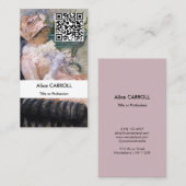 Mary Cassatt - de Beker van Tea - QR Code Visitekaartje (Voorkant / Achterkant)