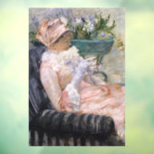 Mary Cassatt - De beker van Tea Raamsticker (Vel 3)