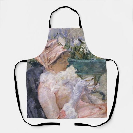 Mary Cassatt - De beker van Tea Schort (Voorkant)