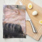 Mary Cassatt - De beker van Tea Theedoek (Quarter Fold)