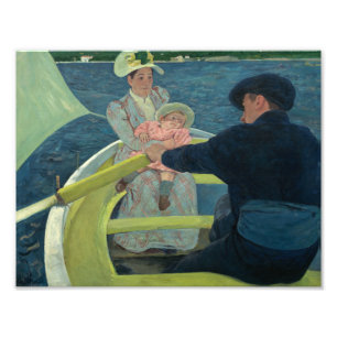 Mary Cassatt - De Boating Party Foto Afdruk