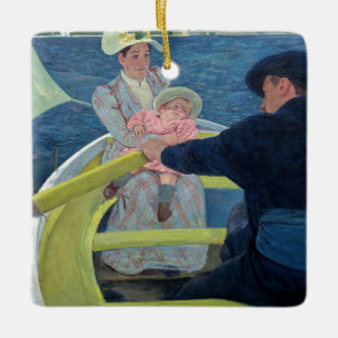 Mary Cassatt - De Boating Party Keramisch Ornament