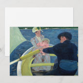 Mary Cassatt - De bootpartij Bedankkaart (Voorkant / Achterkant)