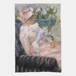 Mary Cassatt - De kop thee Theedoek