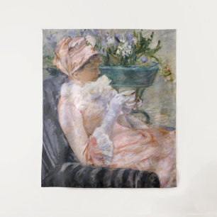Mary Cassatt - De kop thee Wandkleed