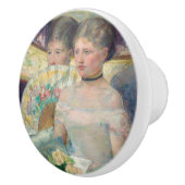 Mary Cassatt - De Loge Keramische Knop (Rechts)
