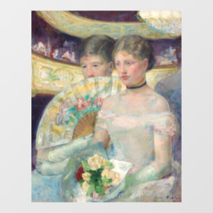 Mary Cassatt - De Loge Raamsticker