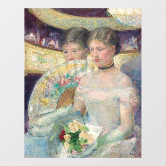 Mary Cassatt - De Loge Raamsticker (Vel)