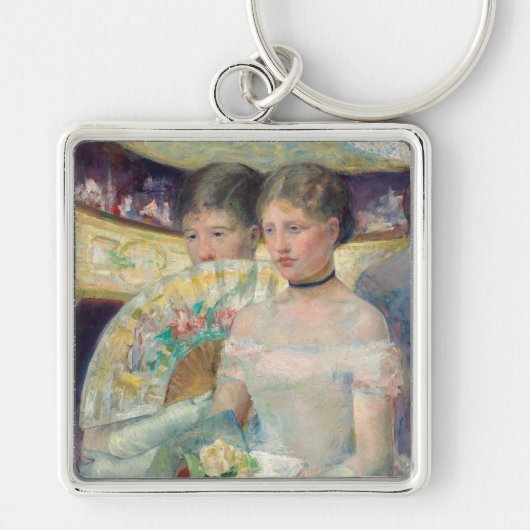 Mary Cassatt - De Loge Sleutelhanger (Voorkant)