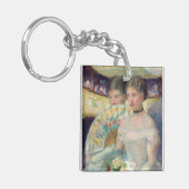 Mary Cassatt - De Loge Sleutelhanger (Voorkant Links)