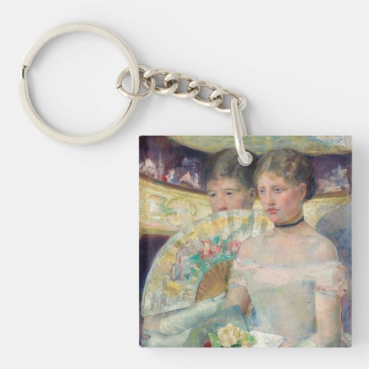 Mary Cassatt - De Loge Sleutelhanger (Voorkant)