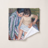 Mary Cassatt - Het bad van het kind / Het bad Handdoek (Wasdoekje)