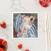 Mary Cassatt - Het kinderbad / Het bad van het kin Servet (Insitu)