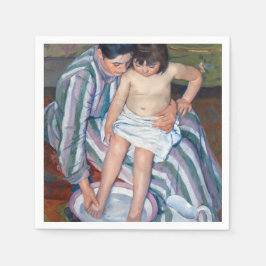 Mary Cassatt - Het kinderbad / Het bad van het kin Servet