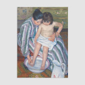 Mary Cassatt - Het kinderbad / Het bad van het kin Tissuepapier