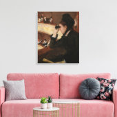 Mary Cassatt - In de Loge Canvas Afdruk (Insitu (Woonkamer))