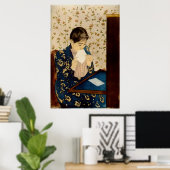 Mary Cassatt is de brief (ongeveer 1891) Poster (Thuiskantoor)