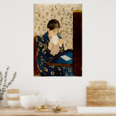 Mary Cassatt is de brief (ongeveer 1891) Poster (Keuken)