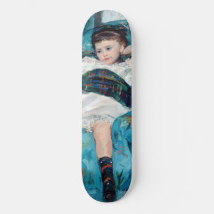 Mary Cassatt - Jong meisje in een blauwe stoel Skateboard