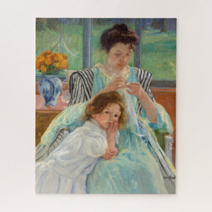 Mary Cassatt - Jonge moeder naait Legpuzzel
