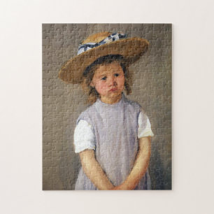 Mary Cassatt "Kind in een rietje Pet" Legpuzzel