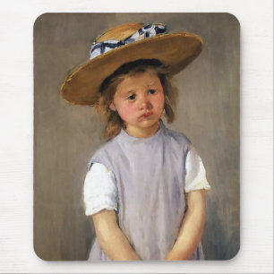 Mary Cassatt "Kind in een rietje Pet" Muismat
