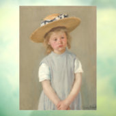 Mary Cassatt - Kind in een rietje Pet Raamsticker (Vel 3)