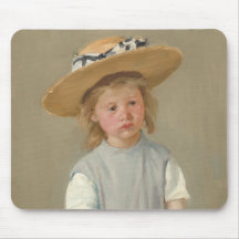 Mary Cassatt - Kind in een strohoed