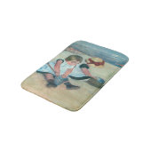 Mary Cassatt - Kinderen die op het strand spelen Badmat (Gekanteld)