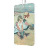 Mary Cassatt - Kinderen die op het strand spelen Luchtverfrisser (Links)