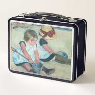 Mary Cassatt - Kinderen spelen op het strand