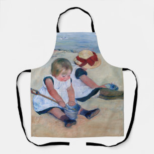 Mary Cassatt Kinderen spelen op het strand 1884 Schort