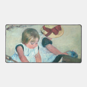 Mary Cassatt - Kinderen spelen op het strand Bureaumat