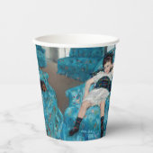 Mary Cassatt - klein meisje in een blauwe stoel Papieren Bekers (Voorkant)