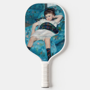 Mary Cassatt - klein meisje in een blauwe stoel Pickleball Paddle