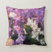Mary Cassatt Lilacs Coussin