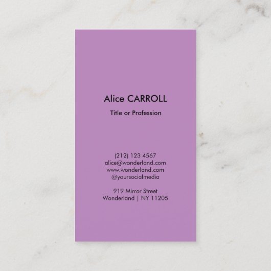 Mary Cassatt - Lilacs in a Window - QR Code Visitekaartje (Achterkant)