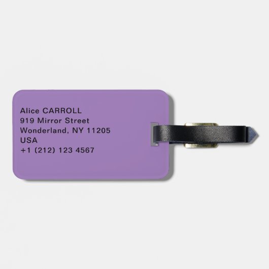 Mary Cassatt - Lilacs in een raam Bagagelabel (Achterkant horizontaal)