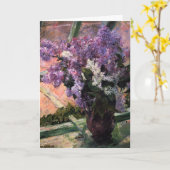 Mary Cassatt - Lilacs in een raam Kaart (Gele Bloem)