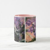 Mary Cassatt - Lilacs in een raam Mok (Midden)