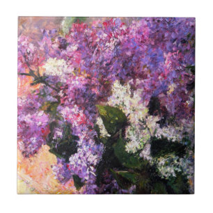 Mary Cassatt Lilacs Tile Tegeltje
