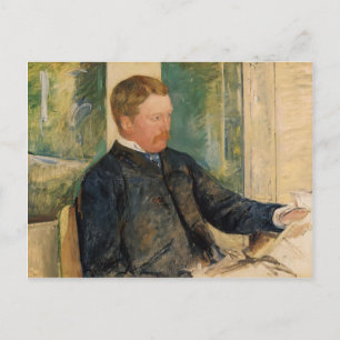 Mary Cassatt-portret van Alexander J. Cassatt Briefkaart