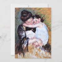 Mary Cassatt schilderij - Moeder en Kind