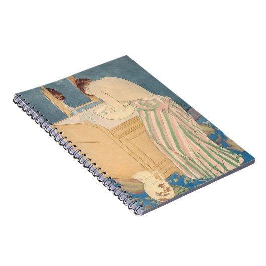 Mary Cassatt - Vrouw Bathing Notitieboek (Rechterzijde)