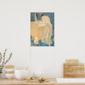Mary Cassatt - Vrouw die een bad neemt Poster (Keuken)